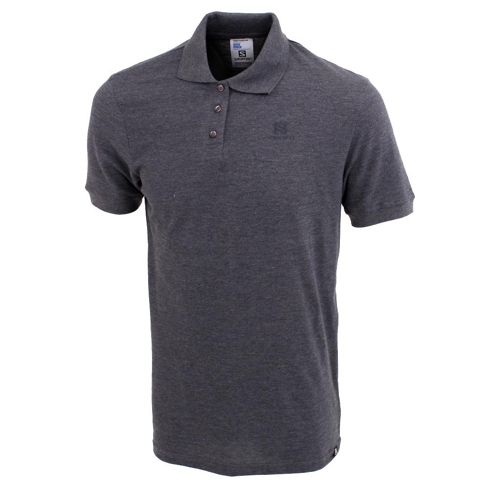 SALOMON GARY GOLFER M Philippines - Men's Tee Shirt - Grey | 498175-CQH